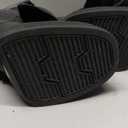 Platform Knee High Boots for Women Chunky High Heel Gogo Boots Square Toe Stretchy Long Tall Boots (not for wide calf) (7, Black)