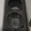 Veecom Whiskey Glass Set of 2, 10 oz Crystal Whiskey Glasses Thick Bottom Bourbon Gifts for Men, Old Fashioned Rocks Glasses Tumbler for Scotch, Cocktail, Father's Day Gifts for Men (Glass Set 2)