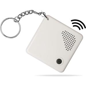 Talking Clock Keychain for Blind - Clear North American English Voice, time and Day of the Week, Alarm, for Visually Impaired, Elderly or Blind