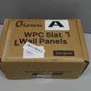 Samples 8 Pack 6" x 6" WPC Slat Wall Panels High Grille