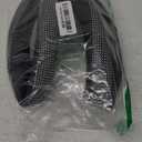 New Diamond Leather Steering Wheel Cover with Bling Bling Crystal Rhinestones, Universal Fit 15 Inch Car Wheel Protector for Women Girls Black (Standard Size[14"1/2-15"])