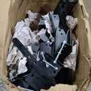 Folding Chair Rack, Heavy-Duty Folding Chair Cart with Swivel Wheels, Holds 12 Tables or 84 Chairs, Up to 1000 LBS Capacity, 2 Binding Ropes, Dust Cover, 72L x 33W x74H, Black