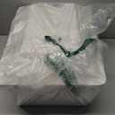 White Urn Vault for Ground Burial, Holds One Adult Cremation Urn for Human Ashes, Durable and Secure Cremation Urn Vault for Cemetery Burial