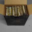 N9R 160pcs Gold Plastic Silverware - Gold Plastic Utensils Set - Tableware Flatware Kit 80 Forks, 40 Spoons, 40 Knives Disposable Cutlery Set for Party, Wedding, Birthday