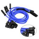 9 Pcs 10.5mm Spark Plug Wire Set Electronic Ignition Cables Replacement for SBC BBC HEI 350 383 454 90 to Straight