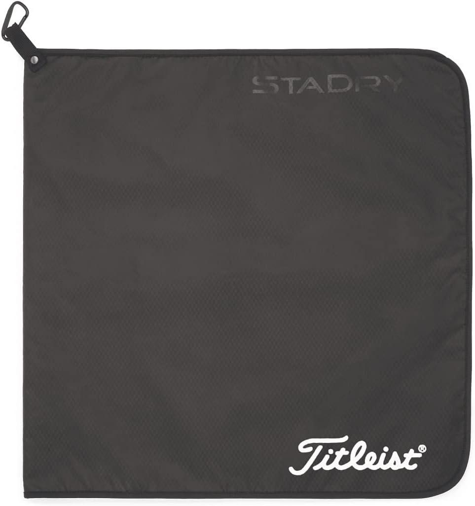 Titleist Black Towel, Black, 20x20