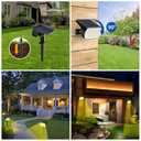 Solar Spot Lights Outdoor - 74 LED 3 Lighting Modes 2-in-1 Solar Landscape Spotlights, IP65 Waterproof Outdoor Solar Lights for Yard Garden Pathway Outside Landscape - 4PK (3000/4000/6000K)