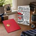 3 x JWSCYSY Father's Day Card for Dad, Funny Fathers Day Gift from Son, 5.3x8 Folded Card with Envelope & Sticker Happy Fathers Day Decorations.