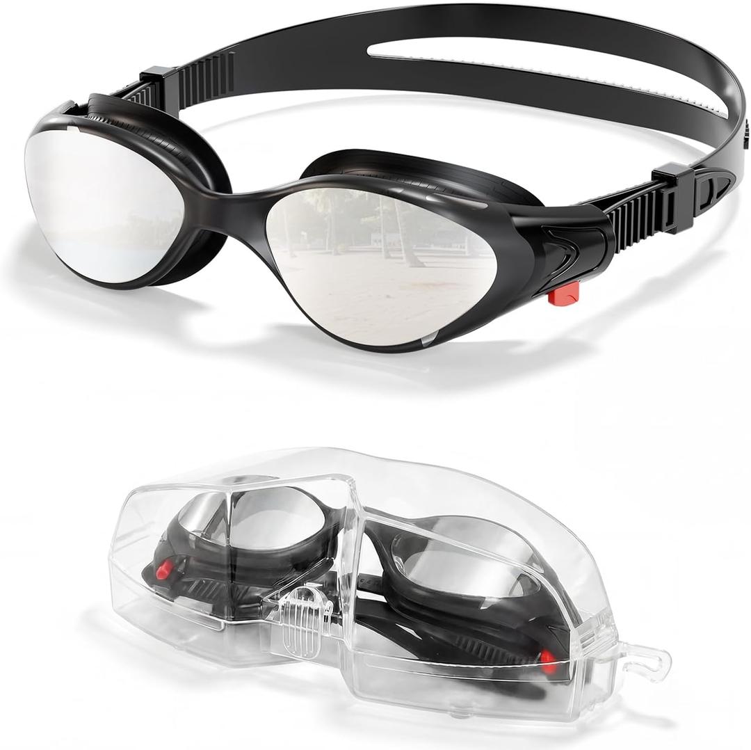 Aegend Swim Goggles, No-Leaking Anti-Fog Swimming Goggles for Adult Men Women
