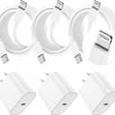 Essri i Phone Charger Fast Charging 10 FT, 3-Pack 20W PD USB C Charger Block with iPhone 14 13 Charging Cable 10 Foot, Compatible with iPhone 14 Pro/13Pro Max/12/11Pro/Mini - White
