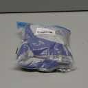 FUAMEY Dog Coat for Small Dogs, Waterproof Dog Winter Jacket with Harness Built in Puppy Cold Weather Coats Reflective Pet Vest with Zipper Warm Fleece Dogs Snowsuit Windproof Blue S