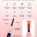 Heated Eyelash Curlers - Eye Lash Curler Heat - Mini Electric Eyelash Curler with LED Display 3 Temp Settings USB Rechargeable Natural Curling 24H Long Lasting for Women Makeup Tools Gifts
