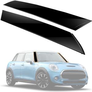 Windshield Post Trim A-Pillar Molding Cover Compatible with Mini Cooper R55 R56 R57 2007-2015 Windshield Side Molding Replaces 51137272583 51137272584