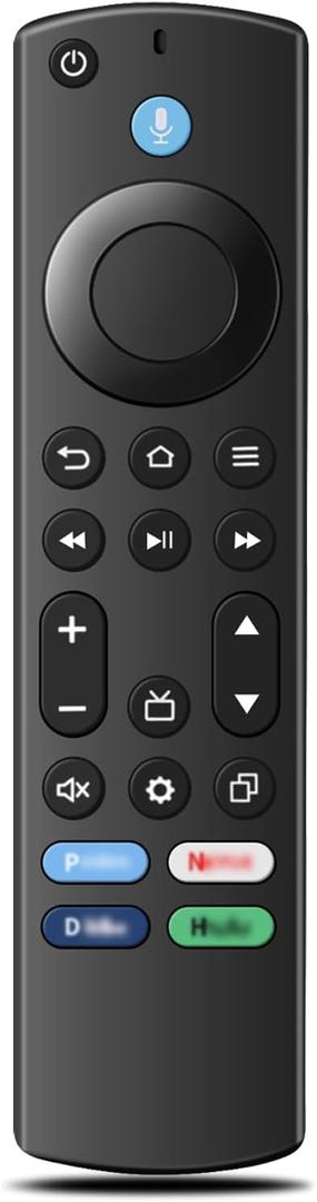 Replacement Voice TV Remote Compatible with Amazon Fire Stick 4K, 4K Max, Cube, 2nd, 3rd Gen, HD, Fit for Insignia, Toshiba, Omni Smart TVs
