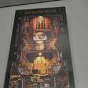 CCCDF DIY Book Nook Kit, DIY Miniature Dollhouse Booknook Kit, 3D Wooden Puzzle Bookend Bookshelf Insert Decor with LED Light for Teens and Adults (Beyond Library)