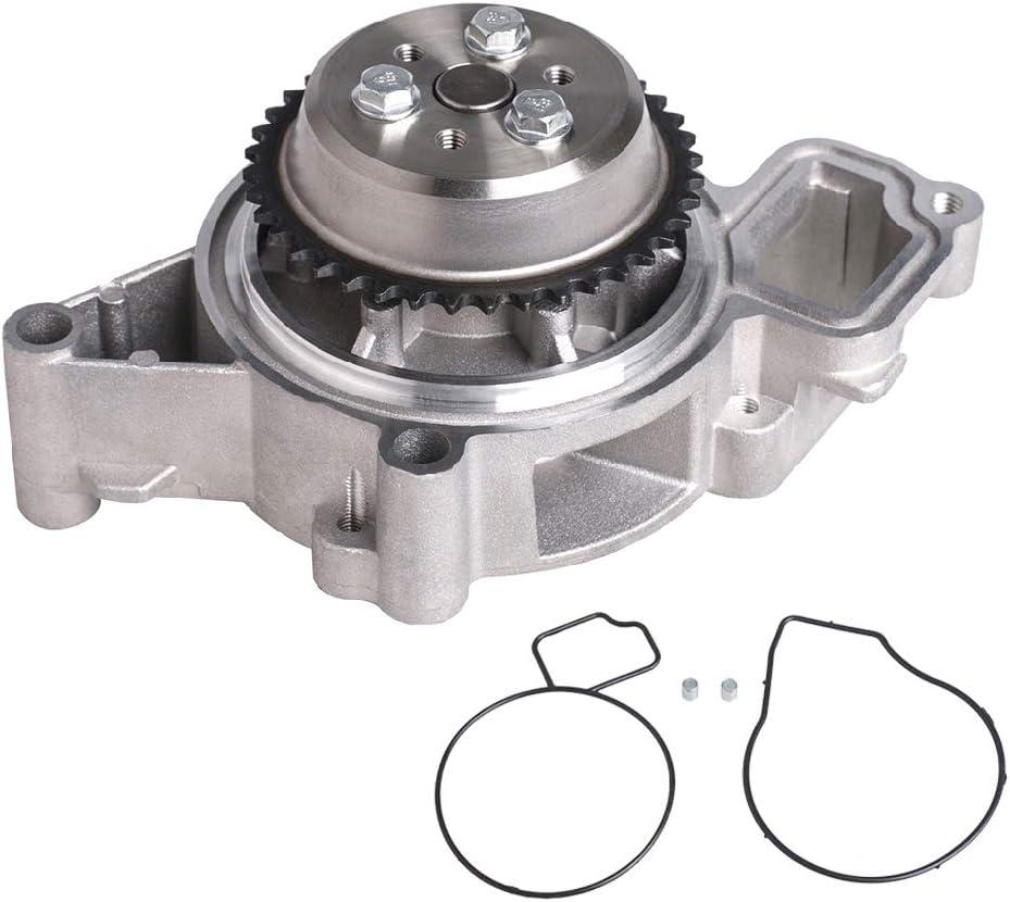 IRONTREE AW5092 Professional Water Pump Kit with Sprocket Retainer and Gasket for GM Chevrolet Impala Malibu GMC Terrain Pontiac G6 Buick Saturn, 2.0L 2.2L 2.4L L4 Engine, OE Replacement #12586567