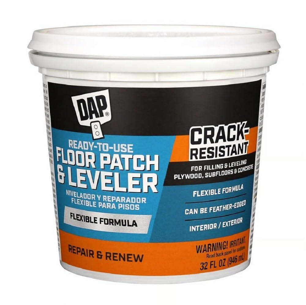 DAP Flexible Floor Patch and Leveler, Light Gray, 32 Oz (7079859184)