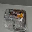 YASONIC Shower Caddy Corner, 3-Pack Adhesive Rustproof Stainless Steel Shower Shelves with Soap Holder, No Drilling Shower Organizer Corner for Dorm, Renters Bathroom, Black