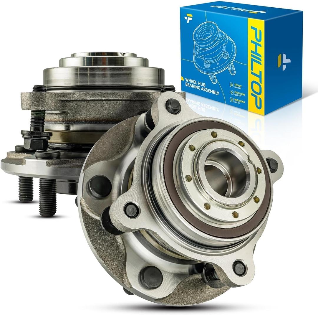 PHILTOP 515204/950006 2 x Front Wheel Bearing Hub Assembly for Tundra
for 2007-2019 Toyota Tundra RWD, 2020-2021 Toyota Tundra, 2008-2019 Sequoia RWD, 20-22 Sequoia, Wheel Hub Assembly, 5 Lugs