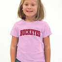 Blue 84 NCAA Unisex-Child Kids T-Shirt Arch Over Pink Size M