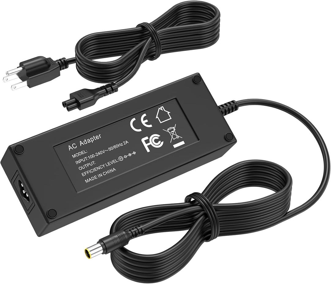 24V 180W Generator Charger for Jackery 1000 Portable Solar Generator Power Station Power Cord AC Adapter Compatible with Jackery Explorer 1000 880 E1000 E880 1002Wh 880Wh 3x1000W Charging Plug Cable