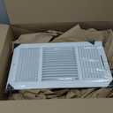 HVAC Premium 16'' X 8'' 3-Way AIR Supply Grille - Vent Cover & Diffuser - Flat Stamped Face - White [Outer Dimensions: 17.75''w X 9.75''h]