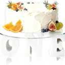 One Letters Round Cake Stand Perfect for 1st Birthday Parties,Birthday Cake Stand,Baby Anniversaries Ideal for Dessert Displays and Celebrations,12 Inch