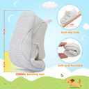 L-RUN Toddler Shoes Barefoot Kids Sneakers Wide Minimalist Boys Girls Summer Footwear for Indoor Outdoor Walking Running (White)