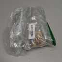 PATIKIL 80ml Plastic Test Tubes with Screw Caps, 6Pcs 156x30mm Tubes for Scientific Party Decoration Candy Bead Storage Bath Salt Lab Use, Gold Tone