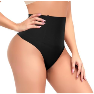 Thong Shapewear for Women Tummy Control Seamless High Waist Body Shaper Underwear Shaping Panties (Medium)