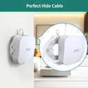 HomeMount Made for eero Pro 6/6e Wall Mount - Secure & Sleek Cable Management, Compatible with eero Pro 6/6e, Durable ABS Material, Easy Installation