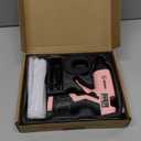 GoGonova Cordless Glue Gun, 15s Fast Preheating 2Ah Cordless Hot Glue Gun with 25 Pcs Premium Mini Glue Gun Sticks, USB-C Battery Rechargeable Hot Glue Gun, Smart Power-Off, Pink