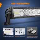 Nilight - 18017C-A LED Light Bar 32Inch 378W Triple Row 37800LM Flood Spot Combo LED Bar Driving Lights Super Bright LED Off Road Lights for Trucks Trucks Jeep UTV ATV Boat