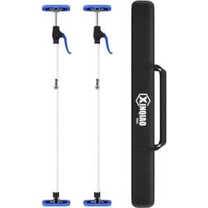 Third Hand Tool 3rd Hand Support System, Premium Steel Telescoping Pole with 180 LB Capacity for Cabinet Jacks for Installing Cabinets, Drywall Jack& Cargo Bars, 42.1 IN-74.8 in Long, 2 PC