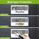 Compatible Standard Address Labels Replacement for Brother DK-1201 (1.1" X 3.5), Use with Brother QL Label Printers (12 Rolls + 1 Reusable Cartridge, 400 Labels/Roll)