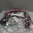 Road Comforts Leather Steering Wheel Cover  Black & Hot Pink, Universal Fit 14.5-15 Inch, Microfiber Leather, Anti-Slip & Breathable Design for Men and Women