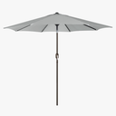Blissun 9' Outdoor Patio Umbrella, Outdoor Table Umbrella, Yard Umbrella, Market Umbrella with 8 Sturdy Ribs, Push Button Tilt and Crank