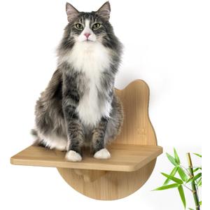 Cat Wall Shelves Furniture for Climbing - Cat House Wall Mounted - Indoor Wooden Floating Furniture - Different Models Including Shelves, Perches, Hammock, Bed, Bridges, Walkways