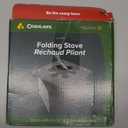 Coghlans Portable Folding Camp Stove  Compact, Lightweight Steel Cooking Stove for Camping, Backpacking, Hiking, or Emergency Use  Uses Canned Heat or Fuel Tablets, Black