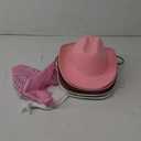 Unittype Kids Western Cowboy Hat Set - 12 Pcs Polyester Cowboy Hats and Bandannas for Cowgirl Cowboy Cosplay (Many Color)