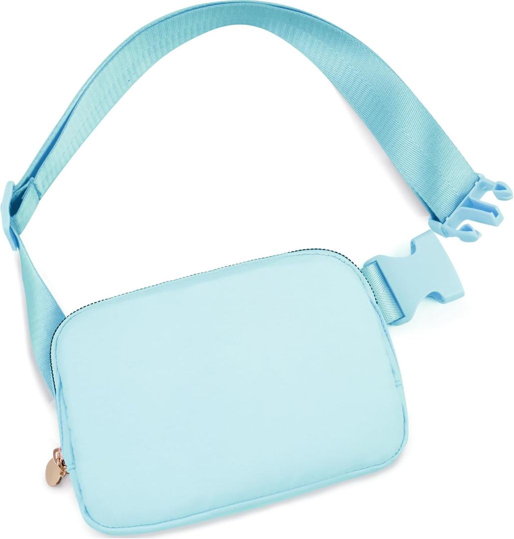 Cross Body Fanny Pack for Women,Fashion Waist Packs Crossbody Bags,Belt Bag with Adjustable Strap - Blue