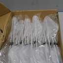 10 Pairs Plastic Shoe Trees for Men (White)