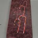 Christmas Decorations Outdoor, 10 Pcs Candy Cane Lights, Solar Pathway Lights with 8 Lighting Modes,100 Led Lights, Waterproof Garden Lights for Christmas Patio Yard Walkway Decorations