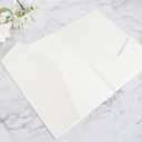Ivory Invitation Pocket Envelope For Wedding Engagement Bridal Shower Birthday 20 sets (ivory)