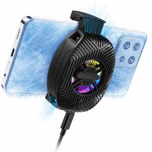 Phone Cooler for Gaming – Fast Cooling Semiconductor Cell Phone Fan with Low Noise, Portable & Adjustable Phone Cooling Fan Compatible with iPhone & Android