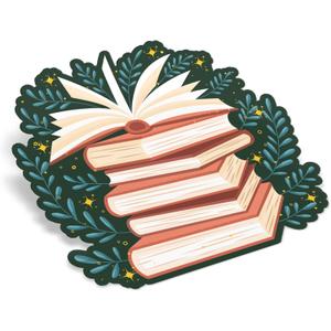 2 x (3Pcs) Open Magical Books Clear Waterproof Sticker Reading Lover Nerd Book Addict Bookish Vinyl Decal Adult for Laptop Kindle Car Tumbler Water Bottle Mug Phone Notebook Bike - Size 3x3