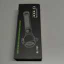 Rechargeable Solar Powered Flashlight,Multi Function LED Tactical Flashlight with Glass Breaker,Seatbelt Cutter,Alarm and Phone Charger,Powerful Handheld Flashlights for Emergencies Camping