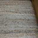 FRELISH DECOR Handwoven Jute Area Rug - 6x9 Feet Natural Yarn - Rustic Vintage Beige Braided Reversible Rectangular Rugs for Bedroom - Kitchen - Living Room - Farmhouse (6' x 9')