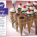 Wilton Cupcake Cones Baking Rack, 12-Cavity Ice Cream Cone Cupcakes Holder