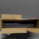 8x12 Picture Frame Set of 2, Black Brushed Thin Metal Aluminum Photo Frame with HD Glass, Fit 6x8 with Mat or 8 x 12 without Mat, for Table and Wall, 2 Pack